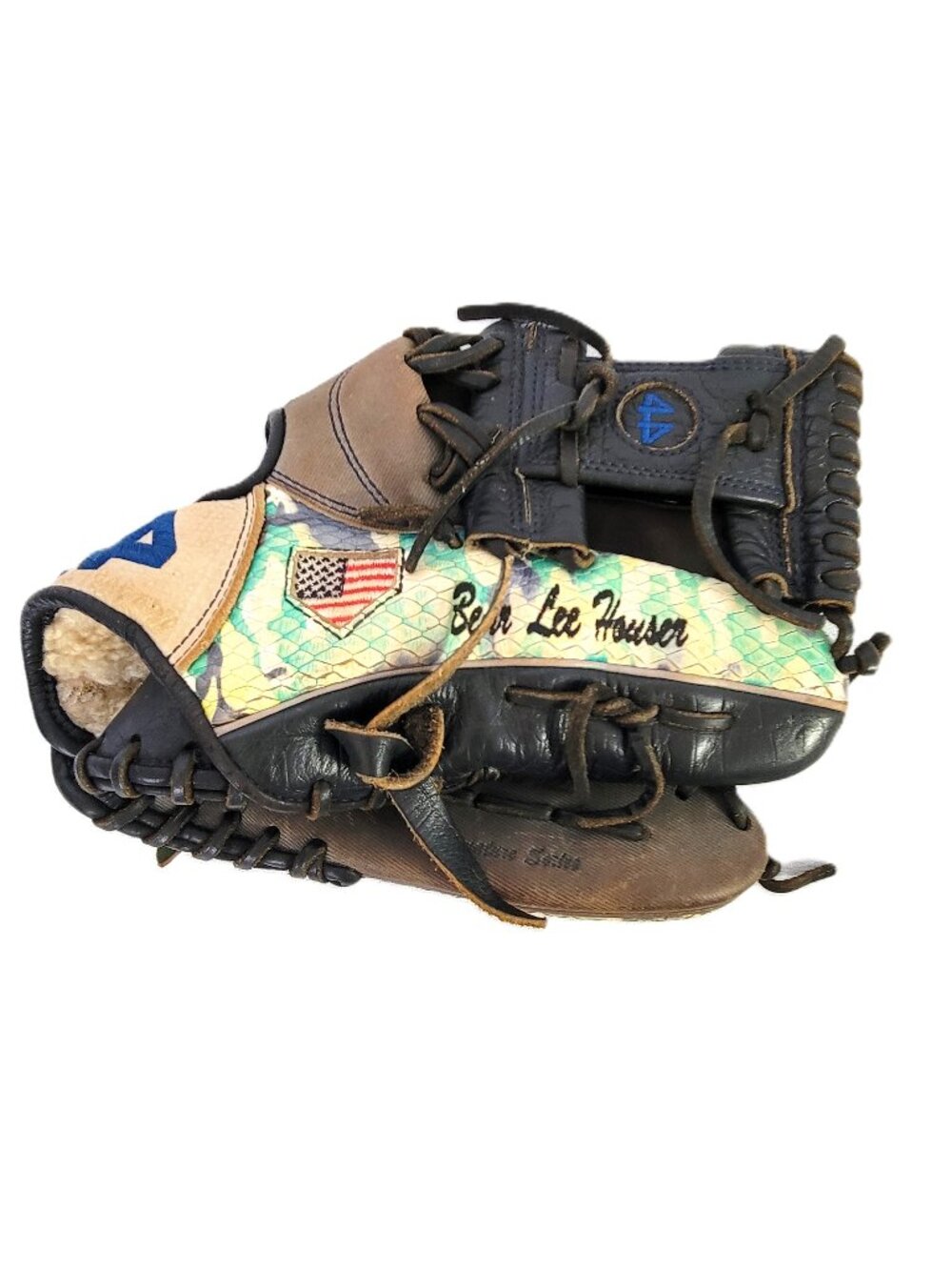 44 Pro Custom Baseball Glove 11.5" Signature Series Crown Tip RHT Snakeskin Camo